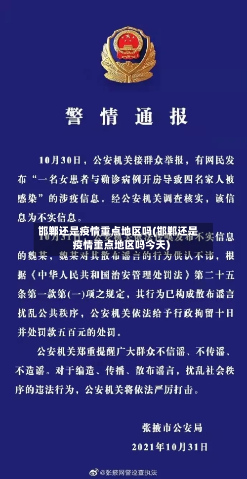 邯郸还是疫情重点地区吗(邯郸还是疫情重点地区吗今天)-第2张图片
