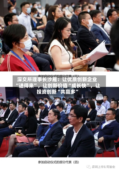 深交所理事长沙雁：让优质创新企业“进得来	”，让创新价值“成长快”，让投资创新“共赢多”-第2张图片