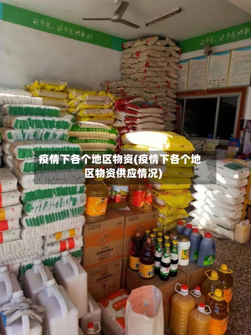疫情下各个地区物资(疫情下各个地区物资供应情况)